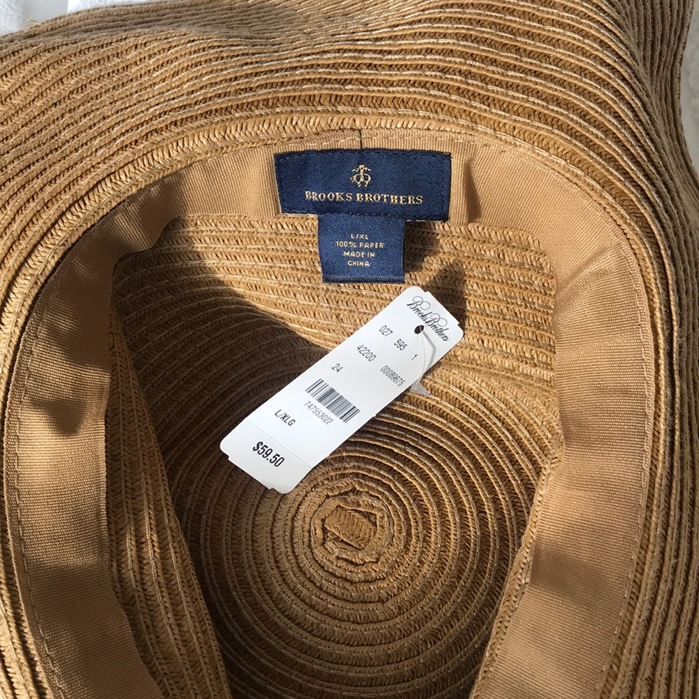 Brooks Brothers straw hat